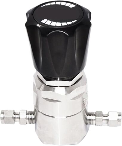 1PCS stainless steel high-precision pressure regulator 35000psi 4500psi without pressure gauge(CO2 Regulator) in Saudi Arabia