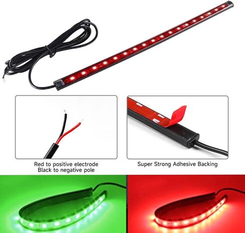 أضواء الملاحة LED أحمر/أخضر - أضواء قوس القارب مقاومة للماء IP67، 12 فولت تيار مستمر أضواء الصيد الليلية للقوارب الشراعية العائمة in Kuwait