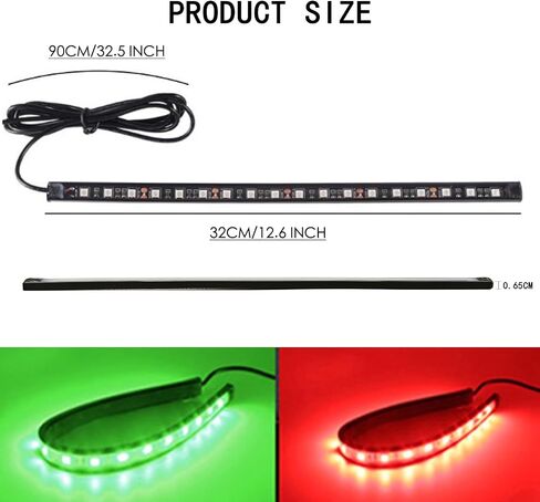 أضواء الملاحة LED أحمر/أخضر - أضواء قوس القارب مقاومة للماء IP67، 12 فولت تيار مستمر أضواء الصيد الليلية للقوارب الشراعية العائمة in Kuwait