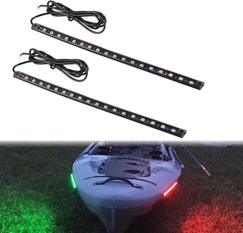 أضواء الملاحة LED أحمر/أخضر - أضواء قوس القارب مقاومة للماء IP67، 12 فولت تيار مستمر أضواء الصيد الليلية للقوارب الشراعية العائمة in Kuwait