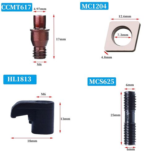 حامل أدوات مخرطة باستخدام الحاسب الآلي ملحقات أداة القطع باستخدام الحاسب الآلي برغي برأس مزدوج MCS625 لوحة الأدوات MC1204 دبوس CTM617 لوحة الضغط HL1813 in Kuwait