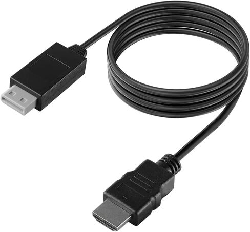 محول كابل WII إلى HDMI بطول 5 أقدام، للاستخدام مع أجهزة Full HD 1080P مع منفذ HDMI، متوافق مع WII، U، HDTV، شاشة (أبيض) in Kuwait