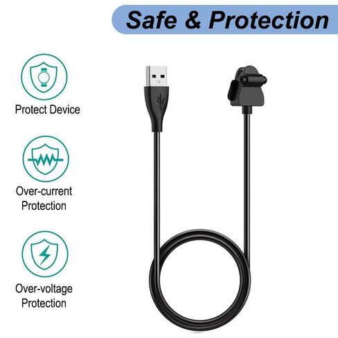 Emilydeals Charger for RayBan Meta Wayfarer/Skyler/Headliner - Replacement USB Charging Cable Accessories for Ray-Ban Meta Smart AI Glasses (2-Pack, 3.3ft/1m) in Saudi Arabia