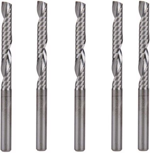 5 قطعة كربيد التنغستن واحد فلوت نهاية المطاحن واحد الناي دوامة راوتر كربيد نهاية مطحنة أدوات القطع-4 مللي متر × 32 مللي متر in Kuwait