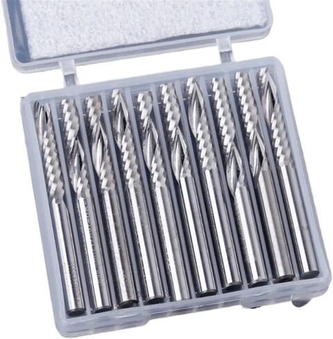 10 قطعة كربيد الصلبة واحدة الناي نهاية مطحنة بت التوجيه 4 مللي متر عرقوب O الناي كربيد دوامة نهاية قاطعة الطاحونة 22 مللي متر CEL أدوات الحفر باستخدام الحاسب الآلي in Kuwait