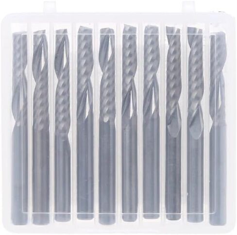 10 قطعة كربيد الصلبة واحدة الناي نهاية مطحنة بت التوجيه 4 مللي متر عرقوب O الناي كربيد دوامة نهاية قاطعة الطاحونة 22 مللي متر CEL أدوات الحفر باستخدام الحاسب الآلي in Kuwait