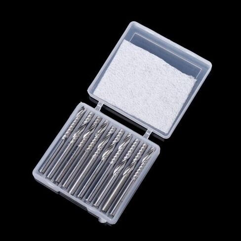 10 قطعة كربيد الصلبة واحدة الناي نهاية مطحنة بت التوجيه 4 مللي متر عرقوب O الناي كربيد دوامة نهاية قاطعة الطاحونة 22 مللي متر CEL أدوات الحفر باستخدام الحاسب الآلي in Kuwait