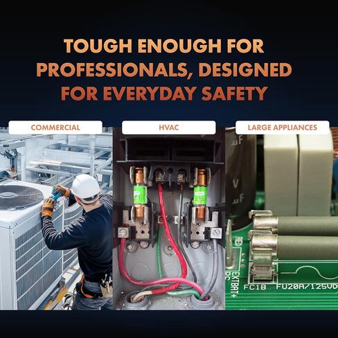 Newhouse Electric 7.25-in. Fuse Puller Tool NHE-FP-1, Non-Conductive Nylon Removal Tool for 13/32 to 13/16 in. Cartridge and Glass Fuses, Electrical Tool for HVAC, Home Improvement, and Panel Kits in Kuwait