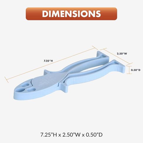 Newhouse Electric 7.25-in. Fuse Puller Tool NHE-FP-1, Non-Conductive Nylon Removal Tool for 13/32 to 13/16 in. Cartridge and Glass Fuses, Electrical Tool for HVAC, Home Improvement, and Panel Kits in Kuwait