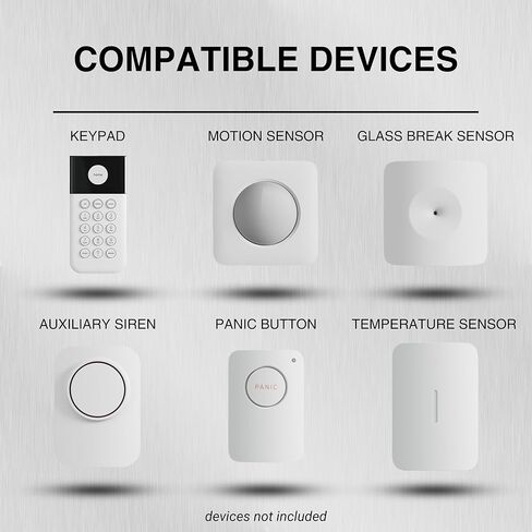 Replacement Adhesive for SimpliSafe Devices – Keypad, Motion Sensor, Glass Break Sensor, Auxiliary Siren, Panic Button & Temperature Sensor – Strong Double-Sided (8 Multi-Use Pads) in Saudi Arabia