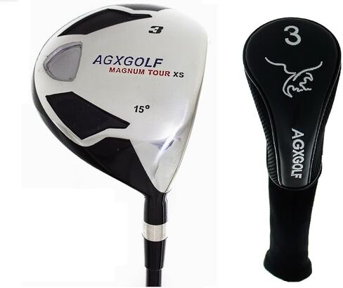 Men's Magnum #3 Fairway Wood: Graphite Shaft + Head Cover; Right or Left Hand, Cadet, Regular or Tall Length, Senior, Regular or Stiff Flex in Kuwait