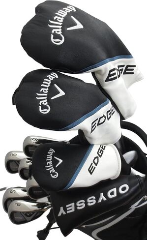 مجموعة جولف Callaway Tall للرجال، خشبية، هجينة، مكاوي، Odyssey Putter Regular Flex +1" in Saudi Arabia