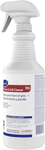 Diversey 948049 SUMA Oven and Grill Cleaner, Heavy Duty Removes Baked on Grease and Carbon Buildup, Capped Ready-to-Use Gel, 32-Ounce (Pack of 12 with 2 Spray Nozzles) in Saudi Arabia
