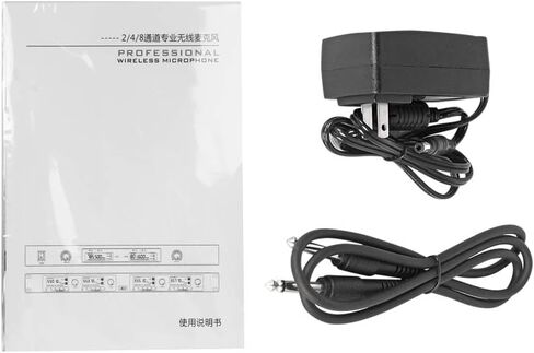 نظام ميكروفون لاسلكي ذو 8 قنوات، 8 ميكروفونات معدنية كاملة محمولة، نطاق UHF 300 قدم، تردد ثابت، كاريوكي ديناميكي، دي جي، مدرسة الكنيسة، التحدث، مؤتمر، حفل زفاف in Kuwait