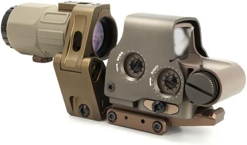 558 نقطة رؤية باللون الأحمر والأخضر ومكبر G33 G43 G45 3X/5X وحامل FTC ومجموعة تركيب رافعة بصرية سريعة، ارتفاع خط مركزي بصري 2.26 بوصة، نطاق QD للتحرير السريع/الفصل الانعكاسي، آلية FTC من الوجه إلى المركز in Kuwait