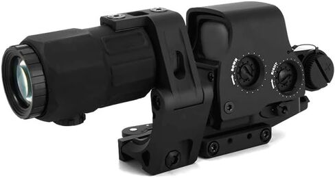 558 نقطة رؤية باللون الأحمر والأخضر ومكبر G33 G43 G45 3X/5X وحامل FTC ومجموعة تركيب رافعة بصرية سريعة، ارتفاع خط مركزي بصري 2.26 بوصة، نطاق QD للتحرير السريع/الفصل الانعكاسي، آلية FTC من الوجه إلى المركز in Kuwait