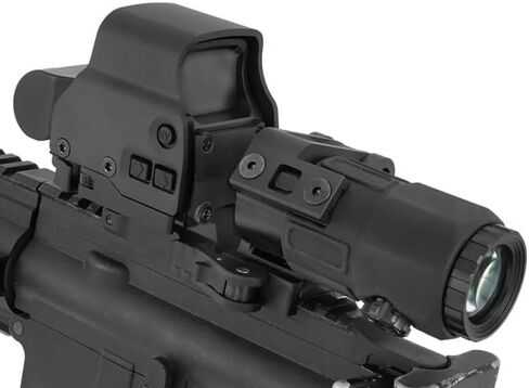 558 نقطة رؤية باللون الأحمر والأخضر ومكبر G33 G43 G45 3X/5X وحامل FTC ومجموعة تركيب رافعة بصرية سريعة، ارتفاع خط مركزي بصري 2.26 بوصة، نطاق QD للتحرير السريع/الفصل الانعكاسي، آلية FTC من الوجه إلى المركز in Kuwait