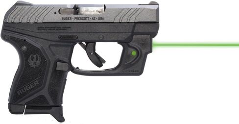 جهاز رؤية ليزر أخضر من سلسلة Viridian E متوافق مع Ruger LCP II، جهاز رؤية بندقية مع مفتاح تشغيل وإيقاف يمكن استخدامه بكلتا اليدين، أسود in Kuwait