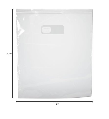 الممشى الخشبي BWK2GALBAG 13 بوصة × 15 بوصة 2 جالون. 1.75 مل. أكياس تخزين المواد الغذائية القابلة لإعادة الإغلاق - شفافة (100/صندوق) in Kuwait