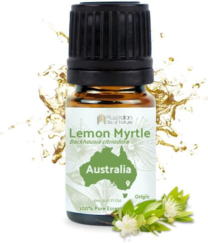 Lemon Myrtle Essential Oil - Experience an Invigorating, Fresh Citrus Aroma - Pure, Undiluted Therapeutic Grade Essential Oil- 5 ml in Kuwait