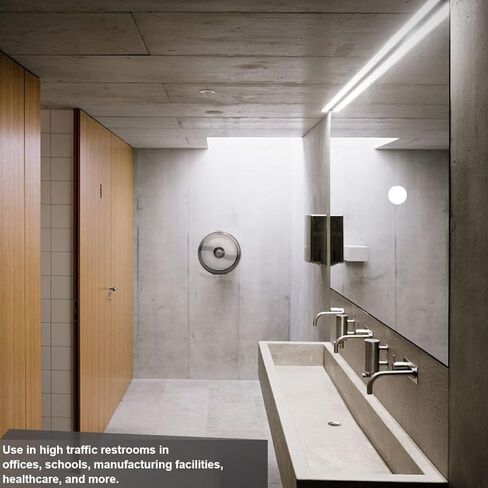 رول مناديل تجاري كبير 3 طبقات، قطر 8 بوصة (20 سم)، أبيض، (4 رول/كرتون) in Kuwait