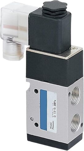 1PCS 3V310 3V320 Series G3/8 Solenoid Valve Two-Position Three-Way Pneumatic Valve Single and Double Coil(3V310 10 G3-8 2-3Way,AC220V_1PC) in Kuwait