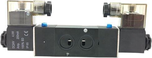1PCS Manifold Solenoid Valve Single and Double Coil 4M210 4M220 4M230 4M310 4M320 4M330 4M410 4M420 4M430 Pneumatic Valve(4M230C 08G1-4 3-5Way,AC220V) in Kuwait