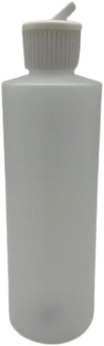 Natural Farms 8 oz Plastic Flip Top Pour Spout Bottles - 2 Pack - for Essential Oils, Perfumes, Lotions in Kuwait