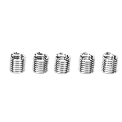 50Pcs Thread Inserts Wire Protection Sleeve Repair Tool Fastener Hardware US Standard 5/16in 18x1 5D Stainless Steel Threaded Sleeves for Aluminum Alloy Zinc Alloy Copper Plastic in Saudi Arabia