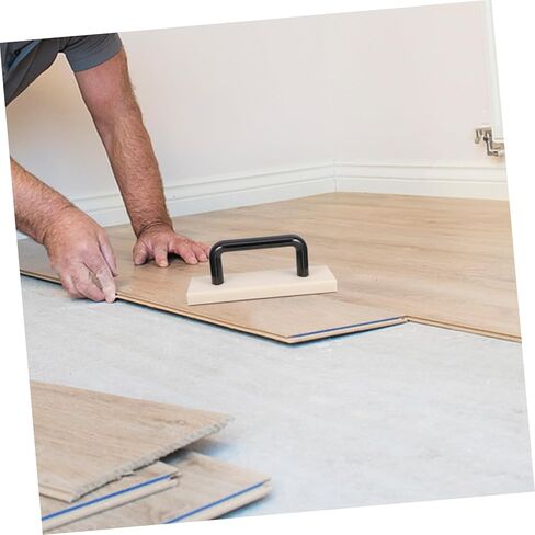 HOMSFOU Nylon Tapping Block with Handle for Vinyl Planking Essential Tool for Hardwood Floor Installation and DIY Projects Compatible Engineered Flooring Saving Accessory in Saudi Arabia