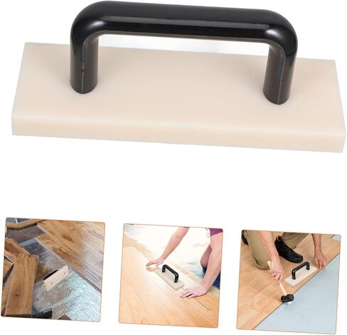 HOMSFOU Nylon Tapping Block with Handle for Vinyl Planking Essential Tool for Hardwood Floor Installation and DIY Projects Compatible Engineered Flooring Saving Accessory in Saudi Arabia