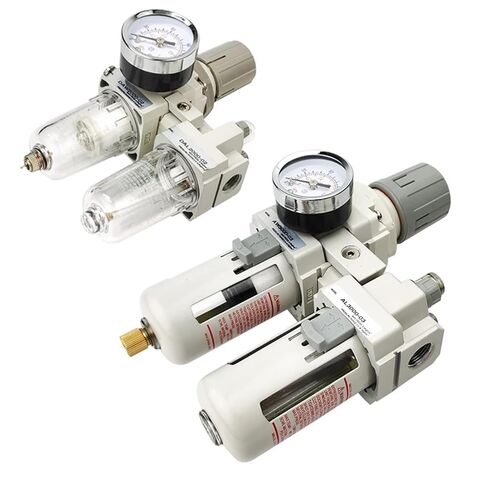 1pcs AC2010-02 AC3010-03 AC4010-04 Pneumatic Pressure Regulator Oil Water Separator Manual Drainage Compressor Air Filter Moisture(AC2010-02 EU,Copper Filter) in Saudi Arabia