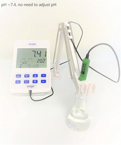 أقراص ملح الفوسفات المخزن (PBS)، 20 قرصًا - تم قياسها مسبقًا لسهولة تحضير PBS 1X، درجة الحموضة 7.4 (±0.1) قرص واحد يصنع 100 مل، صنع في الولايات المتحدة الأمريكية in Kuwait