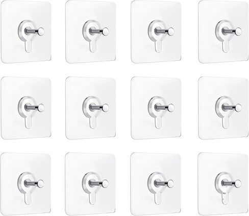 14PCS Picture Hangers Without Nails, Wall Hangers Without Nails, Adhesive Wall Hooks Command Hooks Picture Hanging for Inside Kitchen, Bathroom, Home and Office (10mm) in Saudi Arabia