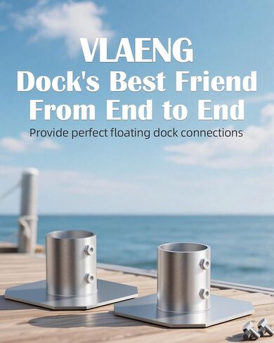 وسادة سفلية ثابتة مكونة من قطعتين، أجهزة لوحة قاعدة قاعدة قفص الاتهام الثابتة مقاس 8 بوصات × 8 بوصات، أجهزة دعامات قفص الاتهام العائمة لساق عمود أنبوب القدم، ودعم وإمساك الأرصفة ومنع الغرق في الطين in Kuwait