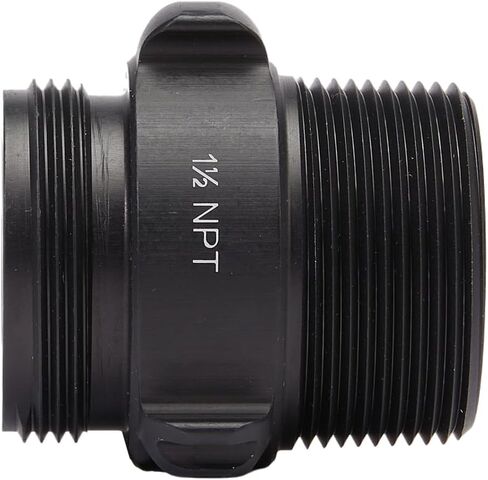 محول خرطوم حريق ذكر مزدوج من الألومنيوم 1 1/2 بوصة NPSH إلى 1 1/2 بوصة NPT in Kuwait