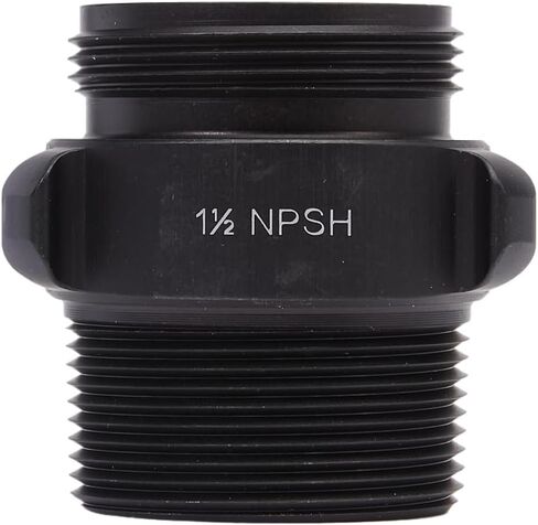 محول خرطوم حريق ذكر مزدوج من الألومنيوم 1 1/2 بوصة NPSH إلى 1 1/2 بوصة NPT in Kuwait