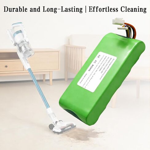بطارية بديلة بقدرة 2500 مللي أمبير في الساعة للمكنسة الكهربائية اللاسلكية Eureka RapidClean Pro، متوافقة مع بطارية NEC180 NEC185، BP25220F مع وقت تشغيل ممتد in Kuwait