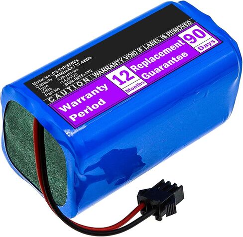 استبدال بطارية H18650CH-4S1P CMICR18650F8M7-4S1P لجهاز Ionvac SmartClean 2000 Denkee 600 DK600 X500، X500 Pro DK600 MAX DK700 X500 Simum X586 SUN-INTE-172 SUN-INTE-273 14.4 فولت/2600 مللي أمبير في الساعة in Kuwait