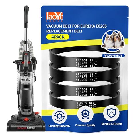 جزء أحزمة بديلة E0205 للمكنسة الكهربائية المستقيمة Eureka PowerSpeed، تناسب NEU180 NEU181 NEU181A NEU182 NEU182A NEU182B NEU186 NEU188 NEU188A NEU188B NEU190 NEU192 NEU192A NEU202 NEU203 NEU280 (حزمة من 4) in Kuwait