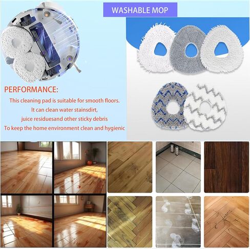 مجموعة الملحقات البديلة لمكنسة Narwal Freo X10 Pro Robot Vacuum: 14 قطعة من أجزاء الفرشاة الرئيسية وفرشاة جانبية وأكياس غبار ووسادة ممسحة وملحقات احتياطية in Kuwait