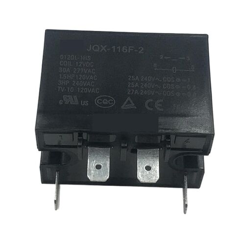 1PCS JQX-116F-2-012DL-1HS DC12V Relay 25A 4pins in Saudi Arabia