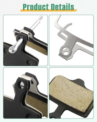 2PCS Brake Pads Fit for XP Trike/Xpeak/Xpress/Xpedition/XP Lite/XP，Front & Rear Disc Brake Pads，E-Bike Brake Replacement in Kuwait