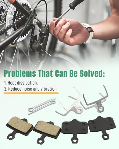 2PCS Brake Pads Fit for XP Trike/Xpeak/Xpress/Xpedition/XP Lite/XP，Front & Rear Disc Brake Pads，E-Bike Brake Replacement in Kuwait