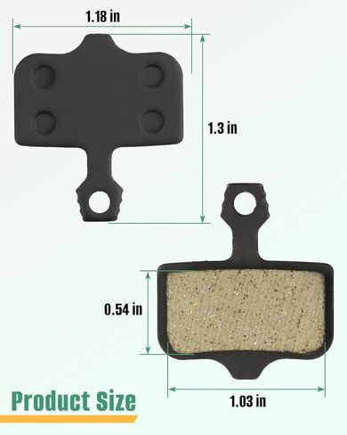 2PCS Brake Pads Fit for XP Trike/Xpeak/Xpress/Xpedition/XP Lite/XP，Front & Rear Disc Brake Pads，E-Bike Brake Replacement in Kuwait