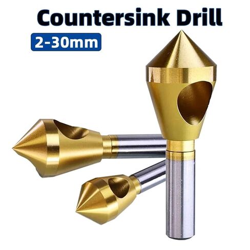 Deburring Chamfering Cutter Countersink Drill Bits Coated Smooth Hole Metal 90 Degree 1Pcs(20-25) in Saudi Arabia