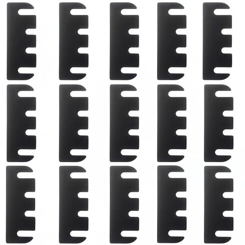 15Pcs 4 Inch Door Hinge Shims,Door Hinge Repair Kit, 0.03 Inch Thickness for Doors Filling Gaps Align Prevents Air Leakage in Kuwait