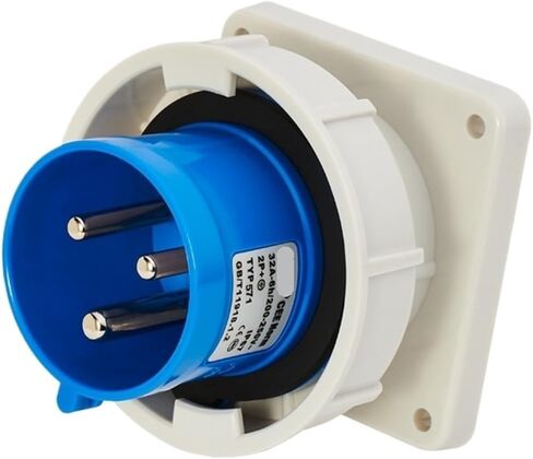 63A 3-pin Waterproof Industrial Plug Connector 675TYP2924/5924/6924(Concealed Socket IP67) in Saudi Arabia