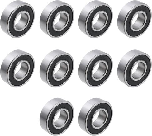 T Tulead 99502H-2RS Deep Groove Ball Bearings Steel Double Sealed Industrial Bearings 35x16x11mm Rubber Seal Bearing 10 Pcs in Saudi Arabia