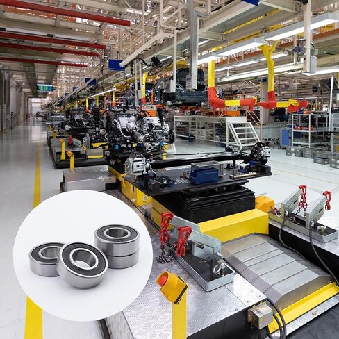 T Tulead 99502H-2RS Deep Groove Ball Bearings Steel Double Sealed Industrial Bearings 35x16x11mm Rubber Seal Bearing 10 Pcs in Saudi Arabia